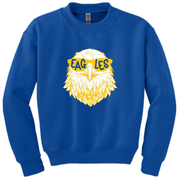 Eagles Sunglasses Royal Blue Crewneck